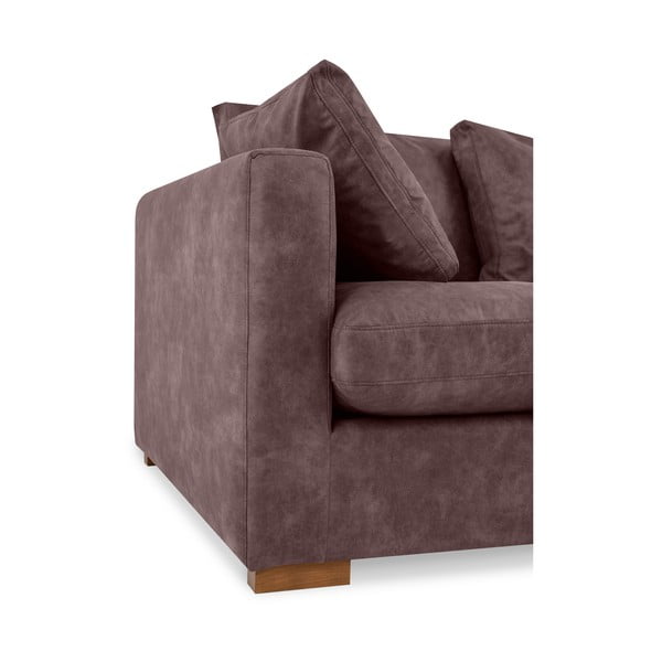 Ciemnobrązowa sofa 220 cm Comfy – Scandic-image-4