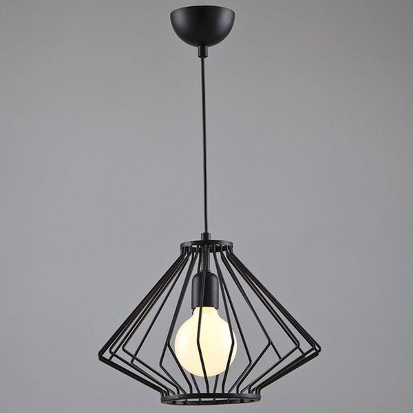 Czarna lampa wisząca Leven-image-1