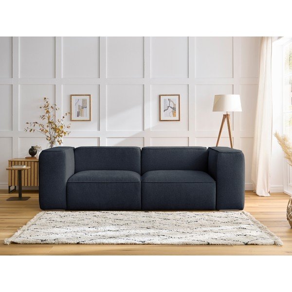 Ciemnoniebieska sofa 255 cm Zephyr – Bobochic Paris-image-1