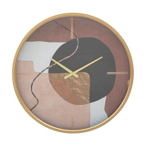 Czerwony zegar ścienny Mauro Ferretti Art, ø 60 cm