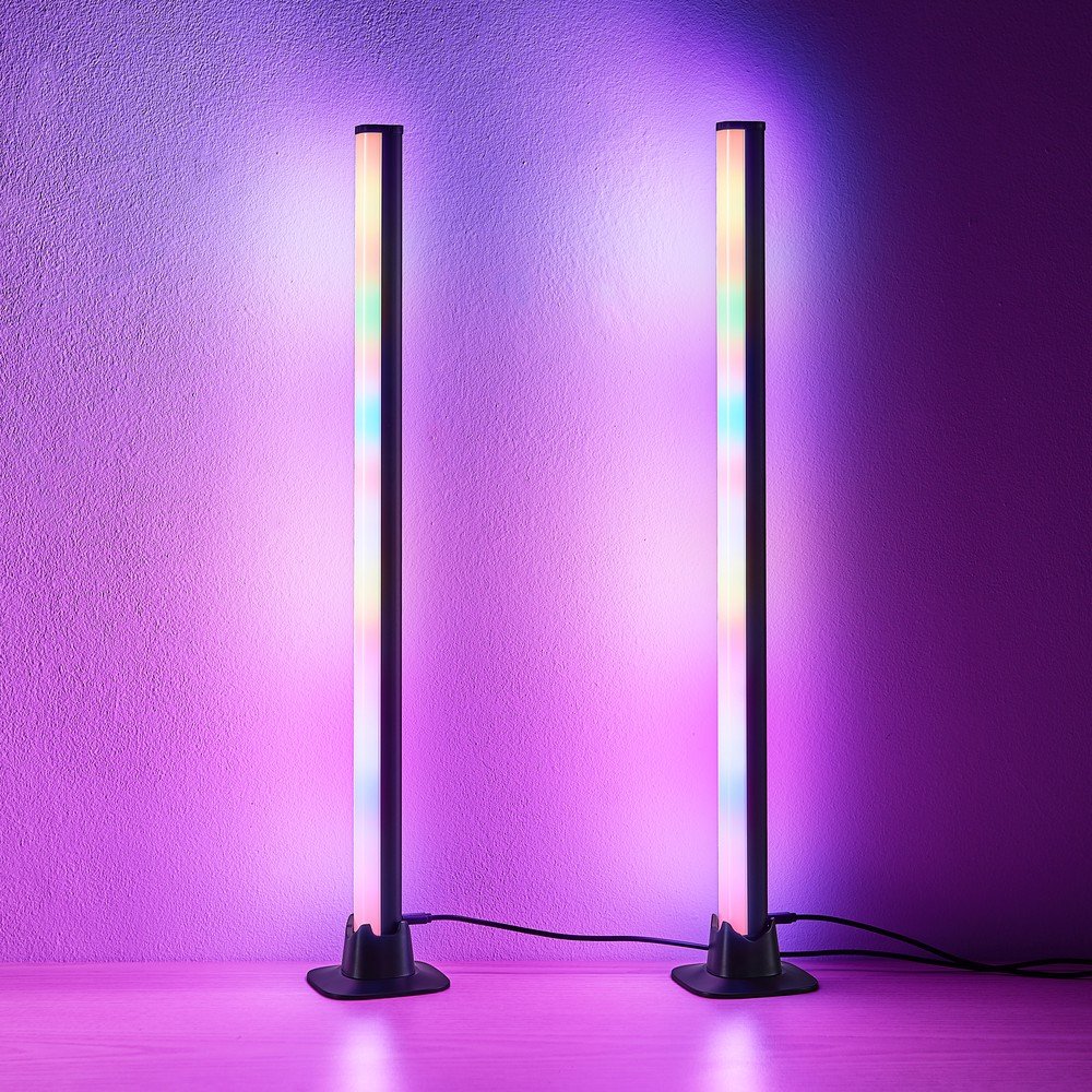 Czarna metalowa lampa stołowa LED (wysokość 55 cm) Boy – Reality (zdjęcie 5)