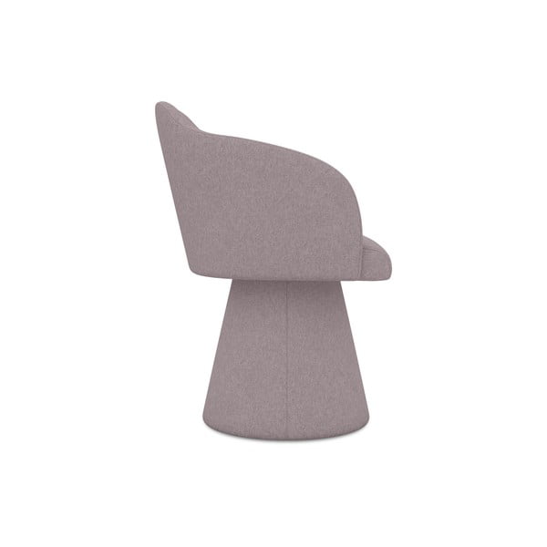 Lawendowy tapicerowany fotel jadalniany Kanoa – Makamii-image-2