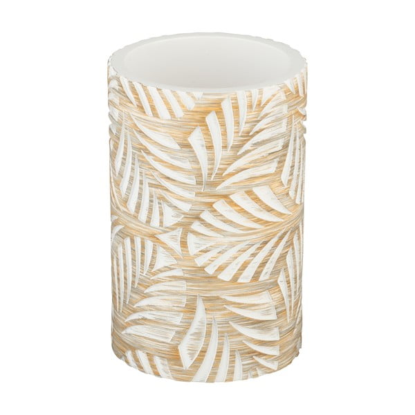 Beżowy kubek na szczoteczki do zębów z żywicy polimerowej Terralba – Wenko-image-1