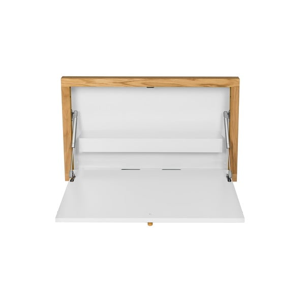 Biały rozkładany stół ścienny Woodman Brenta-image-2