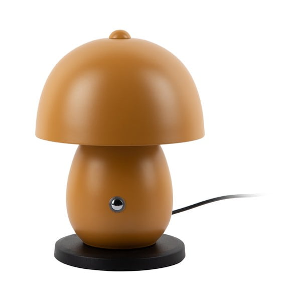 Lampa stołowa LED w kolorze ochry z metalowym kloszem (wysokość 18 cm) Mono LED – Leitmotiv