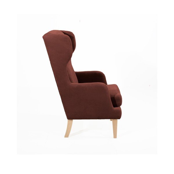 Brązowy fotel Max Winzer Bennet Suede-image-1