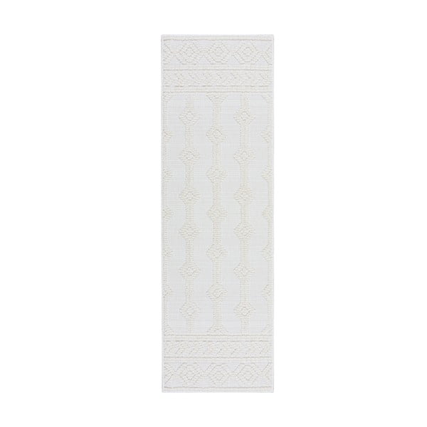 Kremowy chodnik z szenilu 60x240 cm Shyla – Flair Rugs