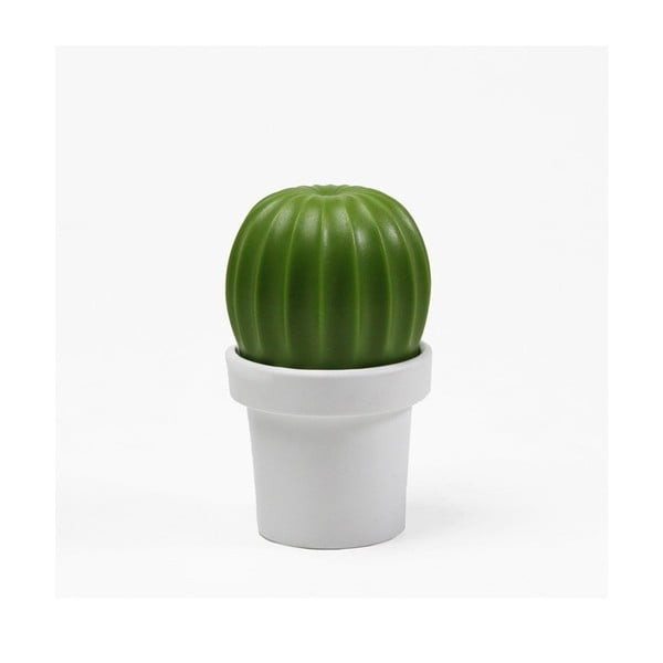 Biały młynek do pieprzu w kształcie kaktusa Qualy&CO Tasty Cactus