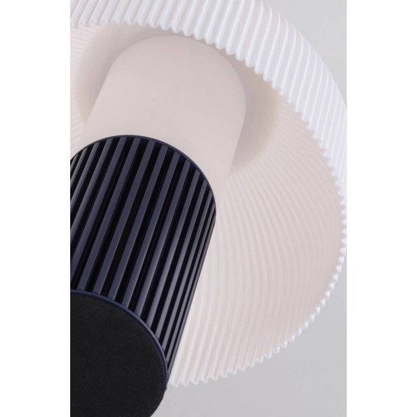 Biała/niebieska plastikowa lampa stołowa (wysokość 29 cm) Maya – Jotex-image-3