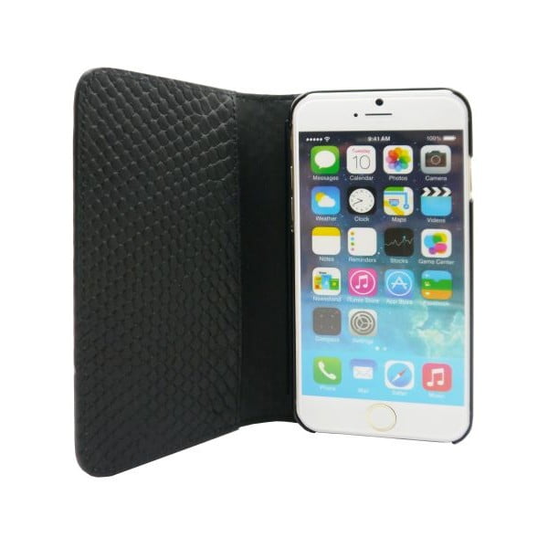 Etui na iPhone6 Wallet Maxi Croc Black-image-1