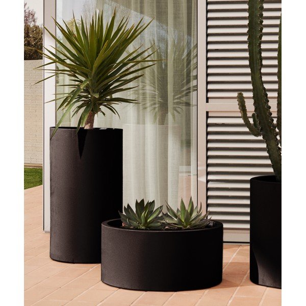 Betonowa osłonka na doniczkę ø 62 cm Aiguablava – Kave Home-image-1