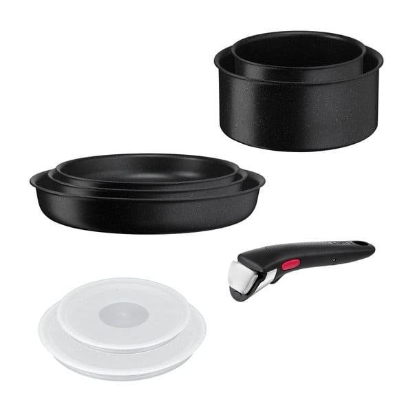 Zestaw garnków aluminiowych 8 szt. INGENIO Black stone L3998802 – Tefal-image-2