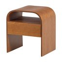 Szafka nocna z półką w naturalnym kolorze Momo – WOOOD