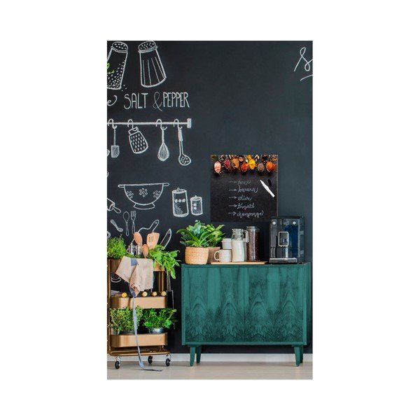 Tablica magnetyczna Styler Dark Spoons, 30x30 cm-image-1