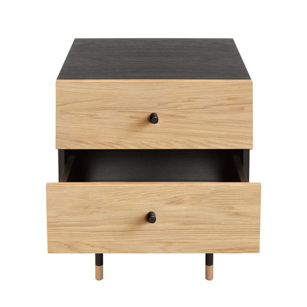 Szafka nocna w dekorze dębu w naturalnym kolorze Jugend – Woodman-image-2