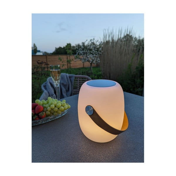 Lampa zewnętrzna LED z timerem i głośnikiem na USB ø 18 cm Cardiff – House Nordic-image-2