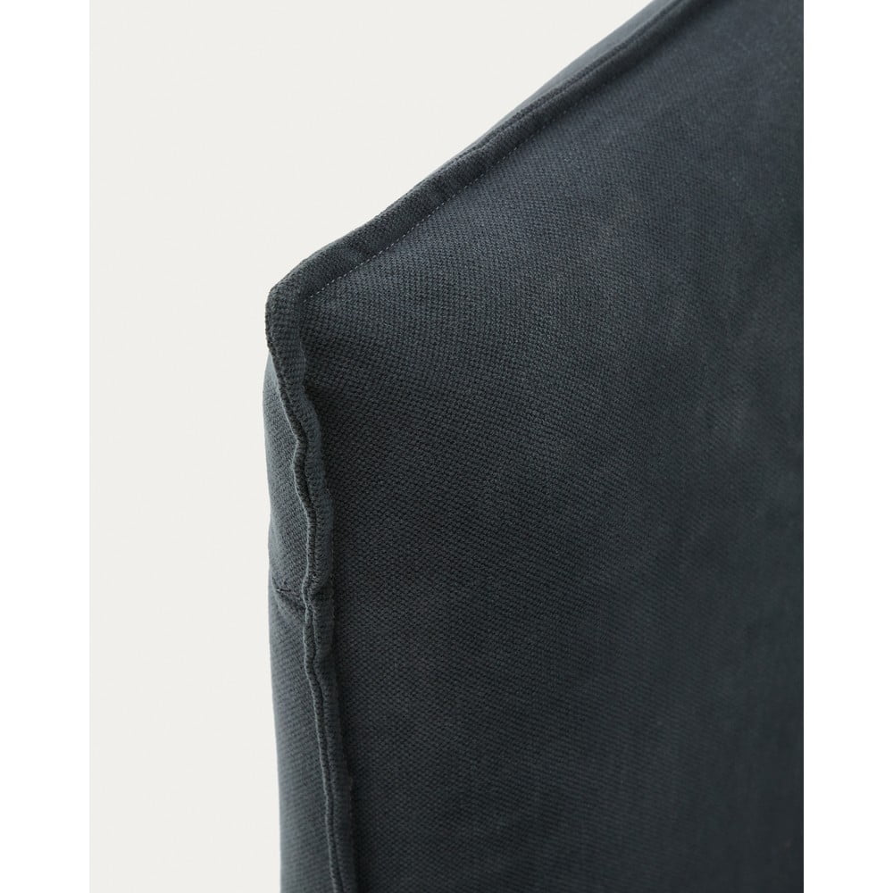 Antracytowy tapicerowany zagłówek 180x118 cm Jaira – Kave Home (zdjęcie 10)