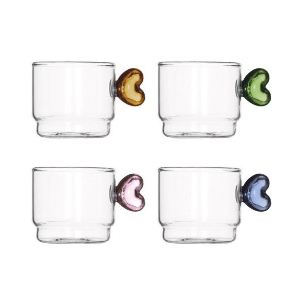 Szklane kubki zestaw 4 szt. 90 ml – Brandani