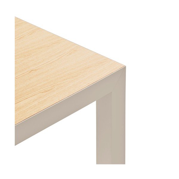 Stół z blatem z drewna dębowego 75x180 cm Alma – Teulat-image-4