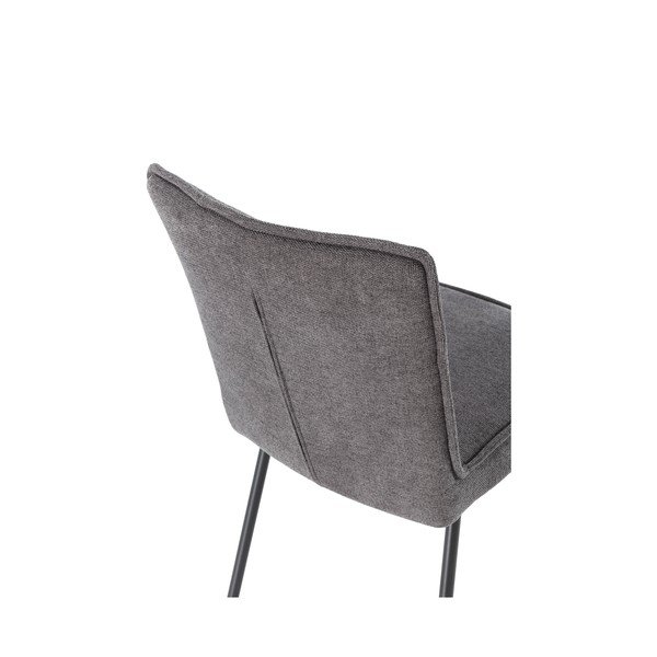 Ciemnoszare tapicerowane krzesła zestaw 2 szt. Vesta – MOME-image-3