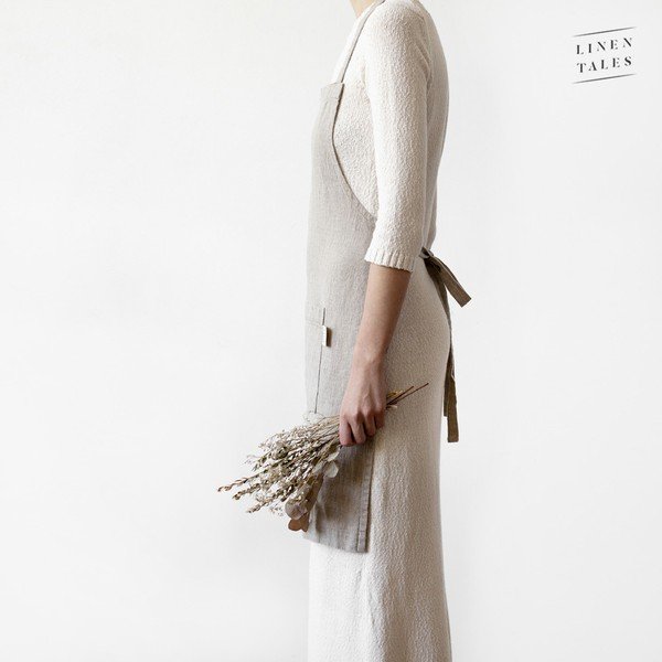 Lniany fartuch Linen Tales Daily Apron, 80x55 cm-image-2