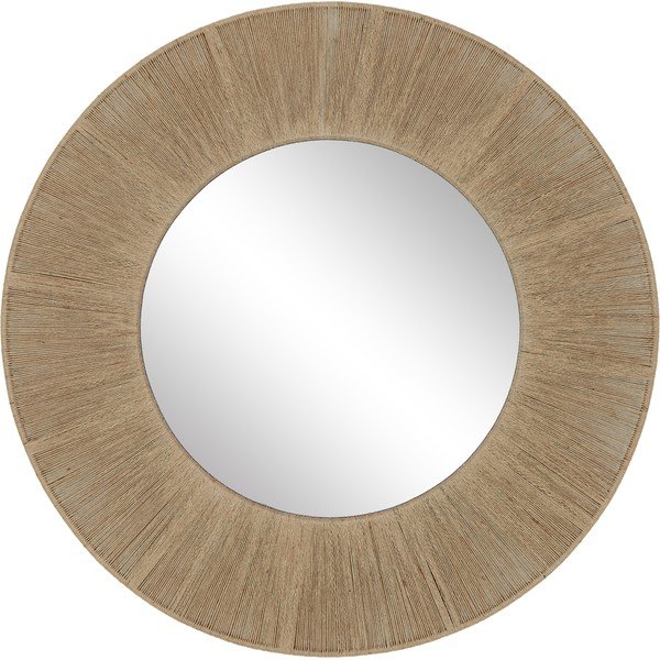 Lustro ścienne z metalową ramą Westwing Collection Citra, ø 90 cm