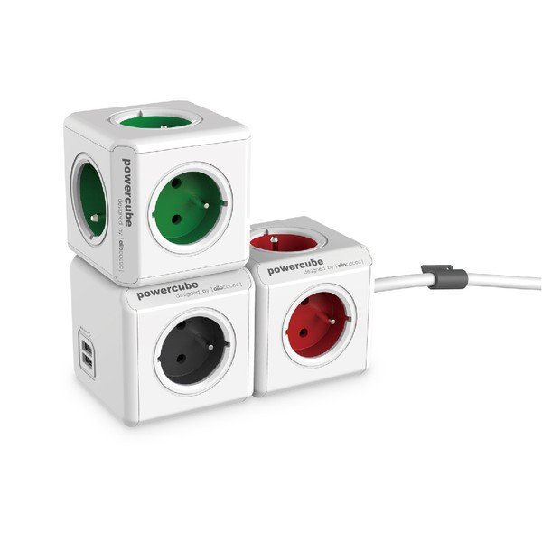 Rozgałęźnik do gniazdka 12 cm PowerCube Original USB – Cubenest-image-3