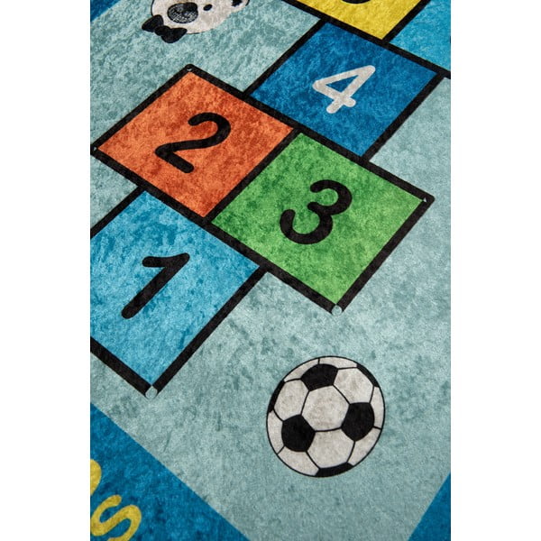 Niebieski antypoślizgowy dywan dziecięcy Conceptum Hypnose Seksek, 200x290 cm-image-2