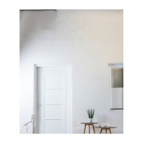 Dębowy stolik z czarnym blatem Gazzda Arp, ⌀ 45 cm-image-2