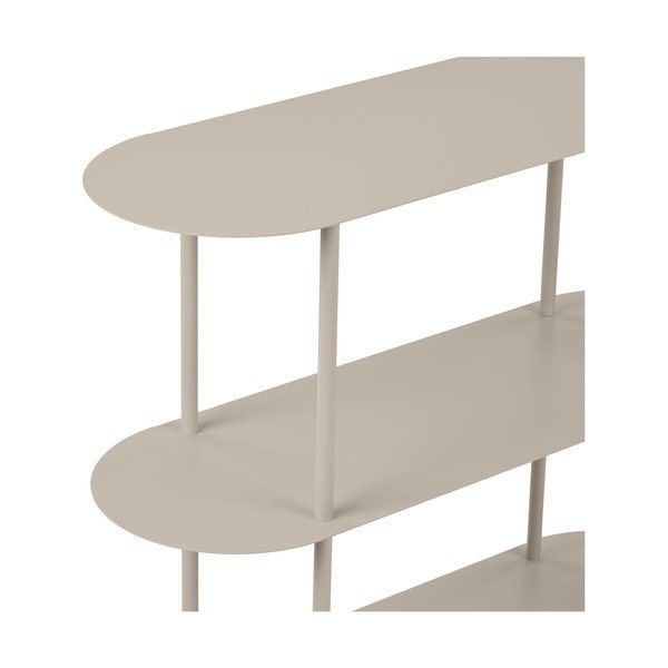 Beżowy metalowy regał 90x81x31 cm Rieti – House Nordic-image-3