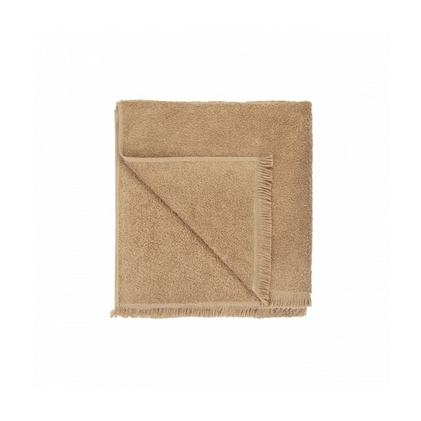 Jasnobrązowy bawełniany ręcznik kąpielowy 70x140 cm FRINO – Blomus