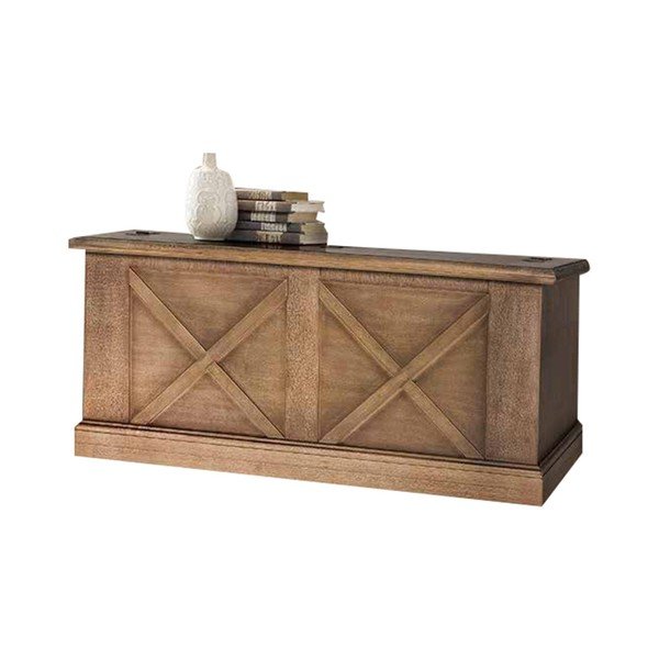 Brązowa niska komoda Evergreen House Queen