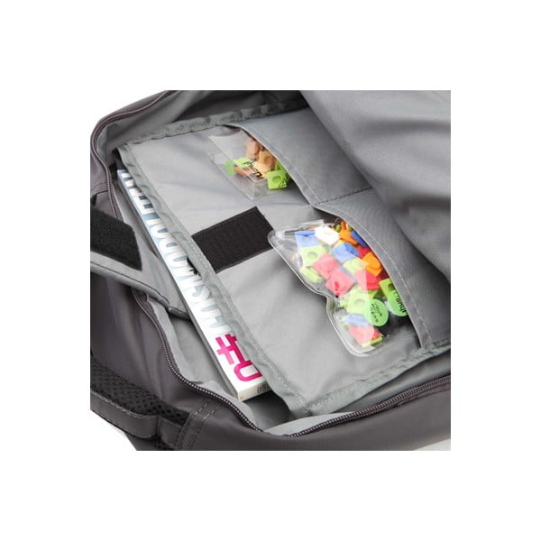 Plecak studencki Pixelbag, szary/zielony-image-3
