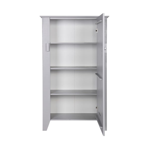 Szara szafka drewniana WOOOD Gijs-image-1