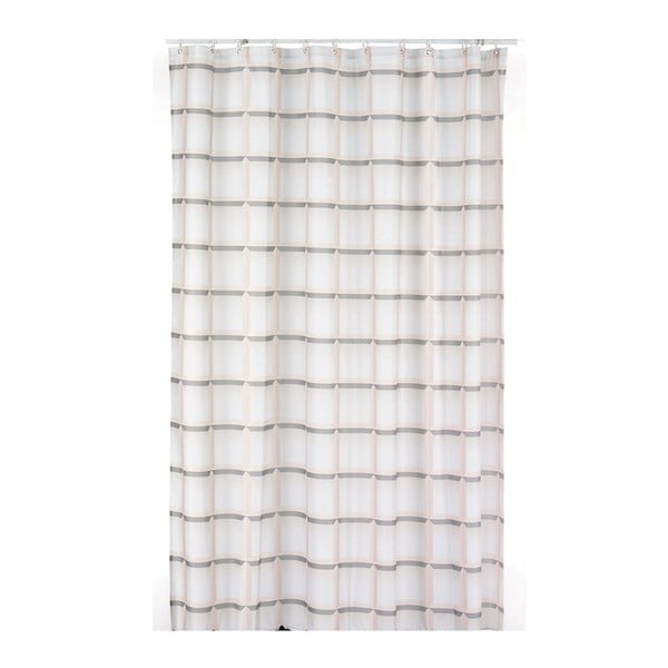 Zasłona prysznicowa Lamara, beżowa, 180x200 cm