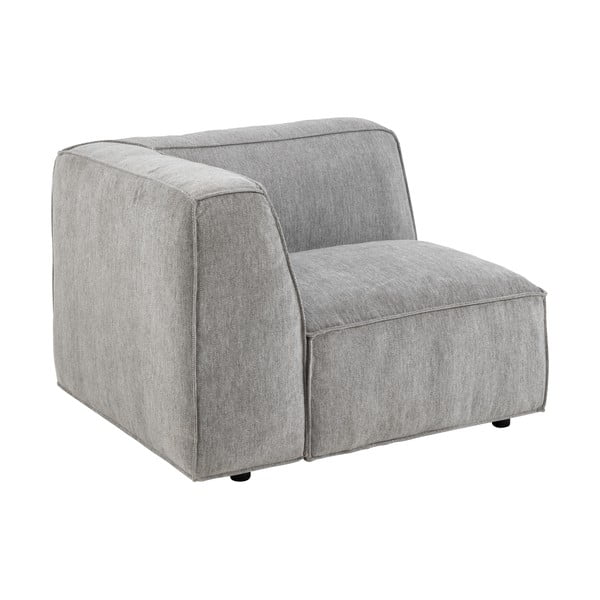 Jasnoszary końcowy moduł sofy Bonami Selection Fairfield, lewostronny-image-3