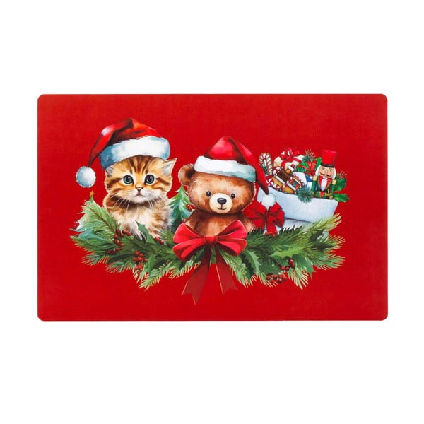 Plastikowa mata stołowa ze świątecznym motywem 28,5x44 cm Cadocha – douceur d'intérieur