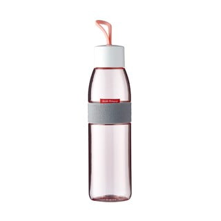 Różowa butelka na wodę Mepal Ellipse, 500 ml