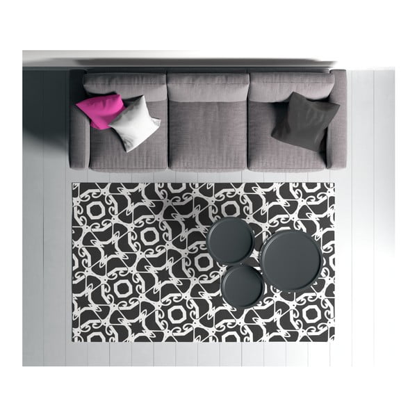 Czarno-biały dywan Oyo home Suzzo Smielo, 100x150 cm