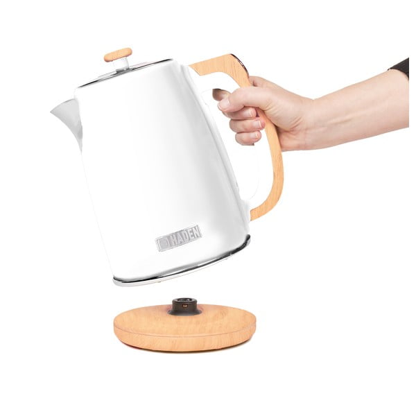 Biały czajnik elektryczny 1,7 l Dorchester – Haden-image-4