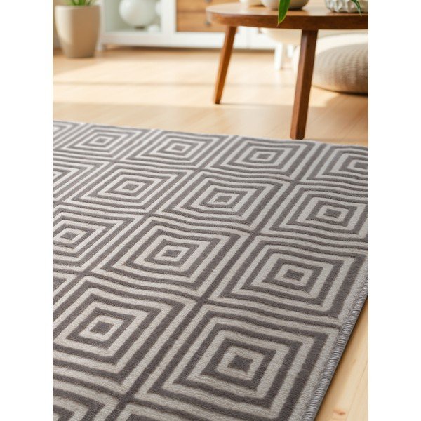 Szary chodnik 80x240 cm Perles Tourmaline – Elle Decoration-image-3