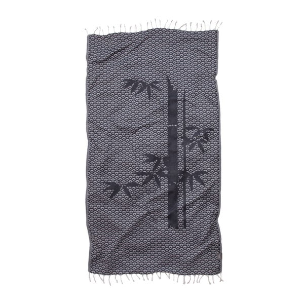 Ręcznik Hamam z bawełny organicznej Seahorse Bamboo, 100x180 cm