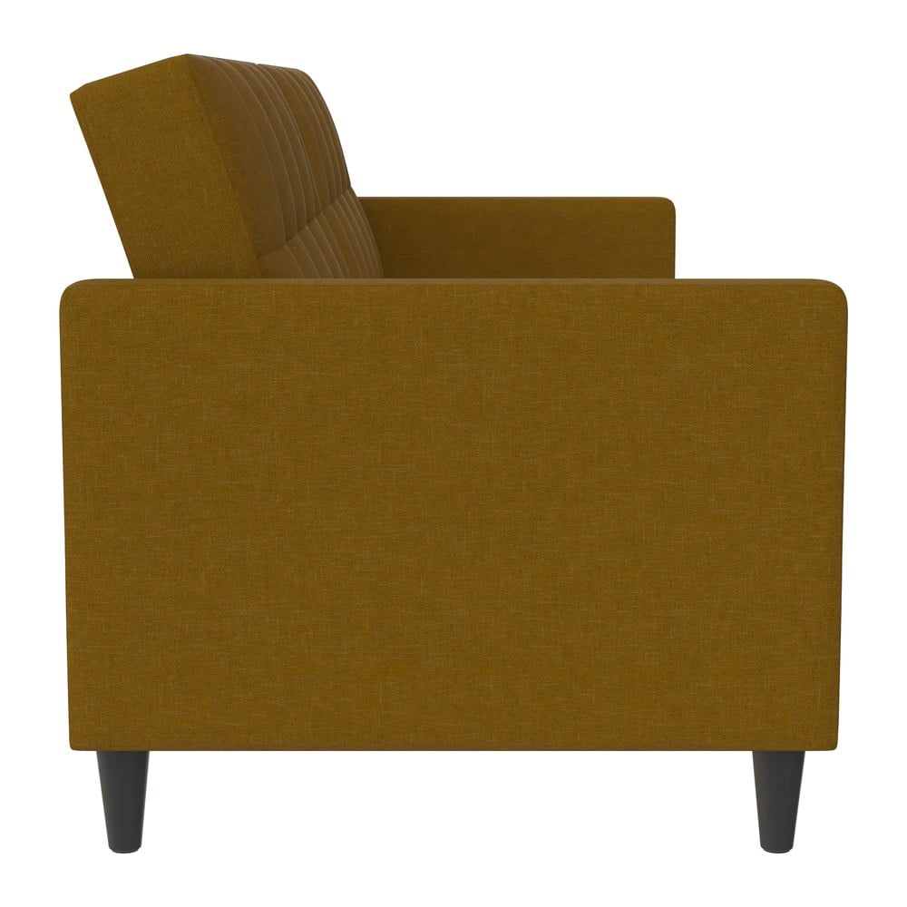 Żółta rozkładana sofa 82 cm Hartford – Støraa (zdjęcie 3)