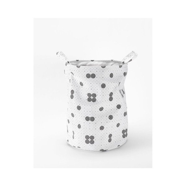 Kosz z materiału Dots Grey