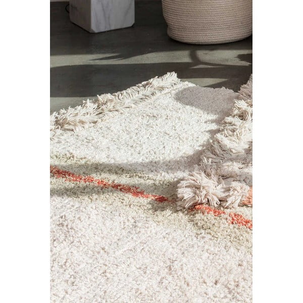 Beżowy bawełniany chodnik 80x230 cm Duetto Sage – Lorena Canals-image-4