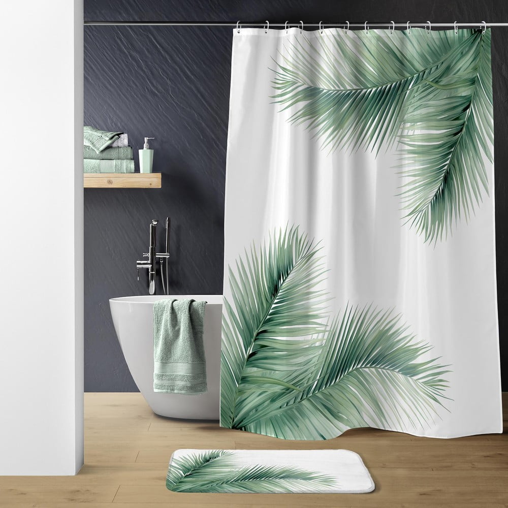 Zasłona prysznicowa 180x200 cm Havane – douceur d'intérieur (zdjęcie 3)