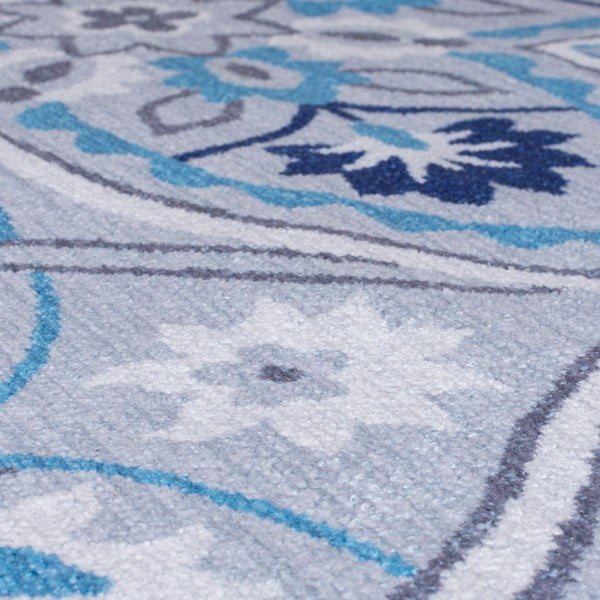 Niebieski dywan odpowiedni do prania 170x120 cm Ellen – Flair Rugs-image-3