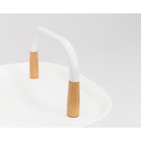 Biały barek na kółkach Tenzo Wagon Beech-image-1