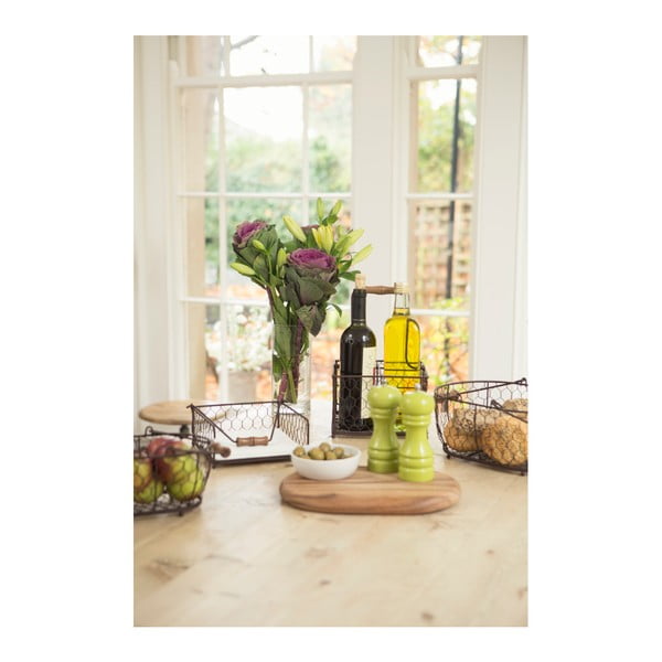 Koszyk metalowy do przenoszenia na 4 butelki T&G Woodware Provence-image-1