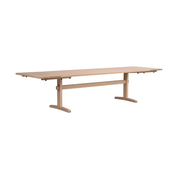 Rozkładany stół z blatem w dekorze dębu 240x95 cm Westville – Rowico-image-4